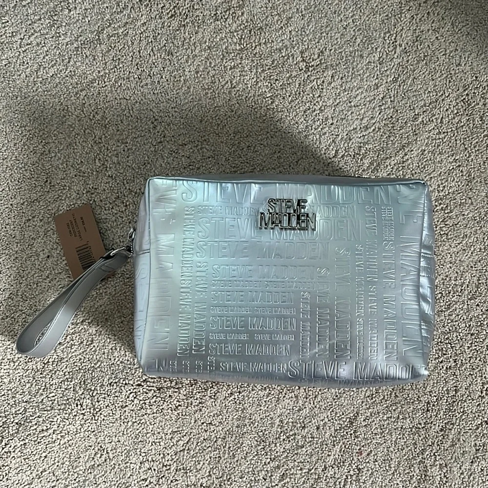 Steve Madden Cosmetic Bag - Large double sided zipper compartment